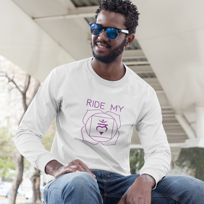 Ride This Root Chakra" White-T-shirt-1