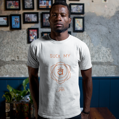 "Suck My Sacral Chakra" Short-Sleeve Men's T-Shirt
